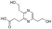 3,6-Bis(2-hydroxyethyl)-2-pyrazinepropanoic Acid CAS#: 96681-85-5