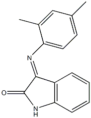 (3E)-3-[(2,4-dimethylphenyl)imino]-1,3-dihydro-2H-indol-2-one CAS#: 95059-99-7