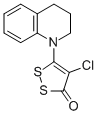 3H-1,2-DITHIOL-3-ONE, 4-CHLORO-5-(3,4-DIHYDRO-1(2H)-QUINOLINYL)- CAS#: 95380-67-9