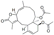 (3aS,4Z,8S,8aS,9S,12aR)-8,9-Bis(acetyloxy)-6,7,8,8a,9,10,12a,13-octahydro-1,5,8a,12-tetramethylbenzo[4,5]cyclodeca[1,2-b]furan-2(3aH)-one CAS#: 91178-23-3
