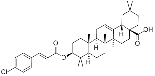 (3beta)-3-[[(2E)-3-(4-Chlorophenyl)-1-oxo-2-propenyl]oxy]-olean-12-en-28-oic acid CAS#: 892869-42-0