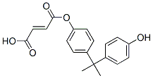 [4-[1-(4-hydroxyphenyl)-1-methylethyl]phenyl] hydrogen fumarate CAS#: 94158-54-0