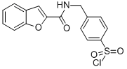 4-([(1-BENZOFURAN-2-YLCARBONYL)AMINO]METHYL)BENZENESULFONYL CHLORIDE CAS#: 90141-23-4