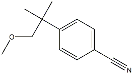 4-(1-Methoxy-2-Methylpropan-2-yl)benzonitrile CAS#: 92756-84-8