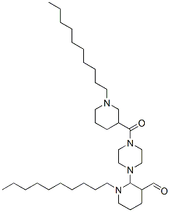 [4-(1-decylpiperidine-3-carbonyl)piperazin-1-yl]-(1-decyl-3-piperidyl) methanone CAS#: 90934-36-4