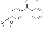 4'-(1,3-DIOXOLAN-2-YL)-2-FLUOROBENZOPHENONE CAS#: 898760-46-8