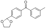 4'-(1,3-DIOXOLAN-2-YL)-3-METHYLBENZOPHENONE CAS#: 898759-82-5