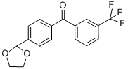 4'-(1,3-DIOXOLAN-2-YL)-3-TRIFLUOROMETHYLBENZOPHENONE CAS#: 898760-52-6