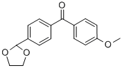 4-(1,3-DIOXOLAN-2-YL)-4'-METHOXYBENZOPHENONE CAS#: 898759-90-5