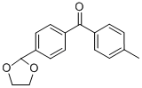 4-(1,3-DIOXOLAN-2-YL)-4'-METHYLBENZOPHENONE CAS#: 898759-84-7