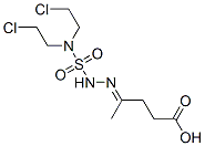 4-[2-[Bis(2-chloroethyl)sulfamoyl]hydrazono]pentanoic acid CAS#: 90948-83-7