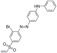 4-[[2-bromo-4-(vinylsulphonyl)phenyl]azo]-N-phenylaniline CAS#: 94200-37-0