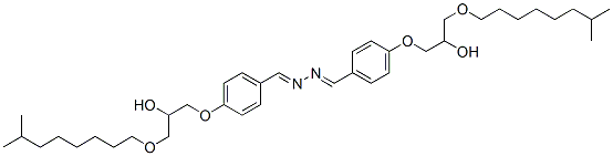 4-[2-hydroxy-3-(isononyloxy)propoxy]benzaldehyde [[4-[2-hydroxy-3-(isononyloxy)propoxy]phenyl]methylene]hydrazone CAS#: 93843-31-3