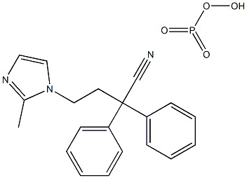 4-(2-methyl-1H-imidazol-1-yl)-2,2-diphenylbutanenitrile phosphenoperoxoic acid CAS#: 893421-55-1