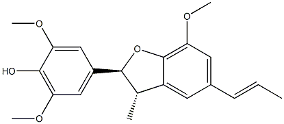4-[(2S,3S)-2,3-Dihydro-7-methoxy-3-methyl-5-(1E)-1-propen-1-yl-2-benzofuranyl]-2,6-dimethoxyphenol CAS#: 891182-93-7