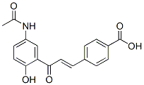4-[3-(5-acetamido-2-hydroxyphenyl)-3-oxo-propen-1-yl]benzoic acid CAS#: 94094-54-9