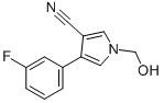 4-(3-FLUOROPHENYL)-1-(HYDROXYMETHYL)-1H-PYRROLE-3-CARBONITRILE CAS#: 96572-09-7