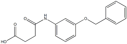 4-{[3-(benzyloxy)phenyl]amino}-4-oxobutanoic acid CAS#: 898107-27-2