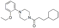 4-(3-cyclohexylpropionyl)-1-(2-ethoxyphenyl)piperazine CAS#: 96222-01-4