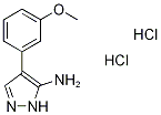 4-(3-methoxyphenyl)-1H-pyrazol-5-amine(SALTDATA: 1.1HCl) CAS#: 93690-16-5