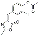 4-(4-ACETOXY-3-IODOBENZAL)-2-METHYL-5-OXAZOLONE CAS#: 91719-58-3
