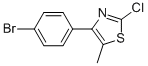 4-(4-BROMOPHENYL)-2-CHLORO-5-METHYLTHIAZOLE CAS#: 90766-90-8