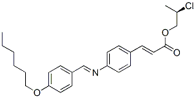 4-[(4-Hexyloxybenzylidene)amino]cinnamic acid (R)-2-chloropropyl ester CAS#: 97950-22-6