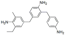 4-[(4-amino-3-ethyl-5-methylphenyl)methyl]-2-[(4-aminophenyl)methyl]aniline CAS#: 93778-04-2
