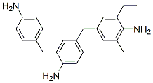4-[(4-amino-3,5-diethylphenyl)methyl]-2-[(4-aminophenyl)methyl]aniline CAS#: 93859-39-3