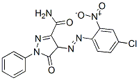 4-[(4-chloro-2-nitrophenyl)azo]-4,5-dihydro-5-oxo-1-phenyl-1H-pyrazole-3-carboxamide CAS#: 94199-54-9