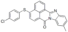 4-[(4-chlorophenyl)thio]-10-methyl-7H-benzimidazo[2,1-a]benz[de]isoquinolin-7-one CAS#: 97416-79-0