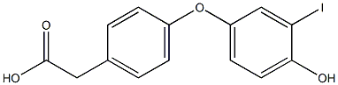4-(4-hydroxy-3-iodophenoxy)-Benzeneacetic acid CAS#: 93532-61-7