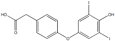4-(4-hydroxy-3,5-diiodophenoxy)-Benzeneacetic acid CAS#: 92060-32-7