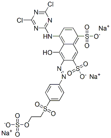 4-[(4,6-dichloro-1,3,5-triazin-2-yl)amino]-5-hydroxy-6-[[4-[[2-(sulphooxy)ethyl]sulphonyl]phenyl]azo]naphthalene-1,7-disulphonic acid, sodium salt CAS#: 94232-66-3
