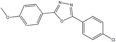4-[5-(4-chlorophenyl)-1,3,4-oxadiazol-2-yl]phenyl methyl ether CAS#: 93986-11-9