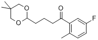 4-(5,5-DIMETHYL-1,3-DIOXAN-2-YL)-5'-FLUORO-2'-METHYLBUTYROPHENONE CAS#: 898755-96-9