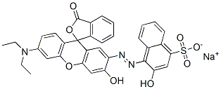 4-[[6'-(diethylamino)-3'-hydroxy-3-oxospiro[isobenzofuran-1(3H),9'-[9H]xanthen]-2'-yl]azo]-3-hydroxynaphthalene-1-sulphonic acid, sodium salt CAS#: 94231-75-1