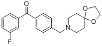 4'-[8-(1,4-DIOXA-8-AZASPIRO[4.5]DECYL)METHYL]-3-FLUOROBENZOPHENONE CAS#: 898757-84-1