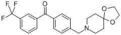 4'-[8-(1,4-DIOXA-8-AZASPIRO[4.5]DECYL)METHYL]-3-TRIFLUOROMETHYLBENZOPHENONE CAS#: 898758-12-8