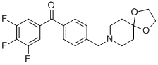 4'-[8-(1,4-DIOXA-8-AZASPIRO[4.5]DECYL)METHYL]-3,4,5-TRIFLUOROBENZOPHENONE CAS#: 898758-52-6