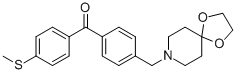 4'-[8-(1,4-DIOXA-8-AZASPIRO[4.5]DECYL)METHYL]-4-THIOMETHYL BENZOPHENONE CAS#: 898757-74-9