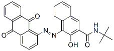 4-[(9,10-dihydro-9,10-dioxo-1-anthryl)azo]-N-(1,1-dimethylethyl)-3-hydroxynaphthalene-2-carboxamide CAS#: 93951-14-5