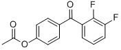 4-ACETOXY-2',3'-DIFLUOROBENZOPHENONE CAS#: 890099-95-3