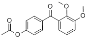 4-ACETOXY-2',3'-DIMETHOXYBENZOPHENONE CAS#: 890100-17-1