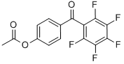 4-ACETOXY-2',3',4',5',6'-PENTAFLUOROBENZOPHENONE CAS#: 890100-41-1