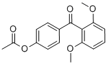 4-ACETOXY-2',6'-DIMETHOXYBENZOPHENONE CAS#: 890100-23-9