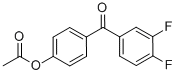 4-ACETOXY-3',4'-DIFLUOROBENZOPHENONE CAS#: 890100-03-5