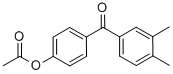 4-ACETOXY-3',4'-DIMETHYLBENZOPHENONE CAS#: 890100-35-3