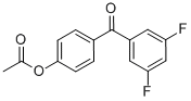 4-ACETOXY-3',5'-DIFLUOROBENZOPHENONE CAS#: 890100-05-7