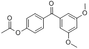 4-ACETOXY-3',5'-DIMETHOXYBENZOPHENONE CAS#: 890100-27-3